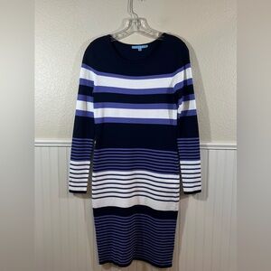 Antonio Melani Stripped Bodycon Dress Size XS